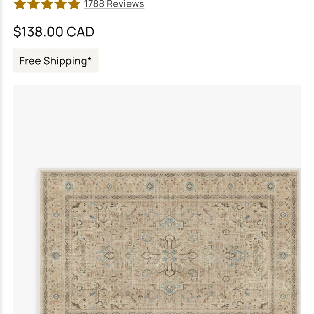 2 -2x3 ruggable- Kamran Ivory Opal Rug